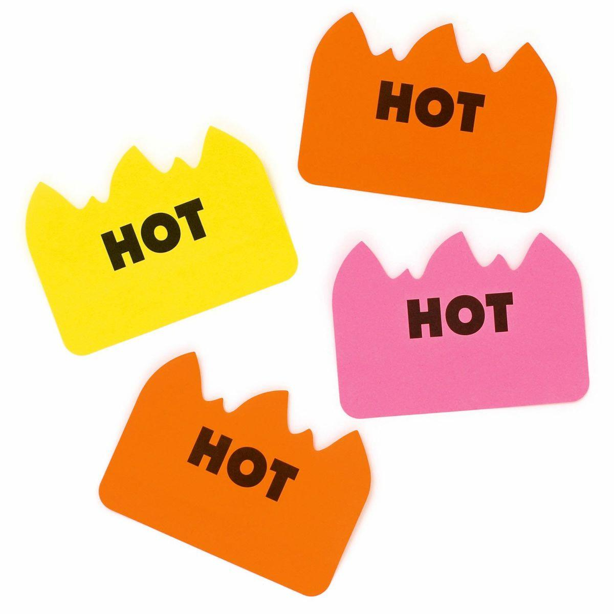 Penco Hot Flame Sticky Note Post İt Sarı