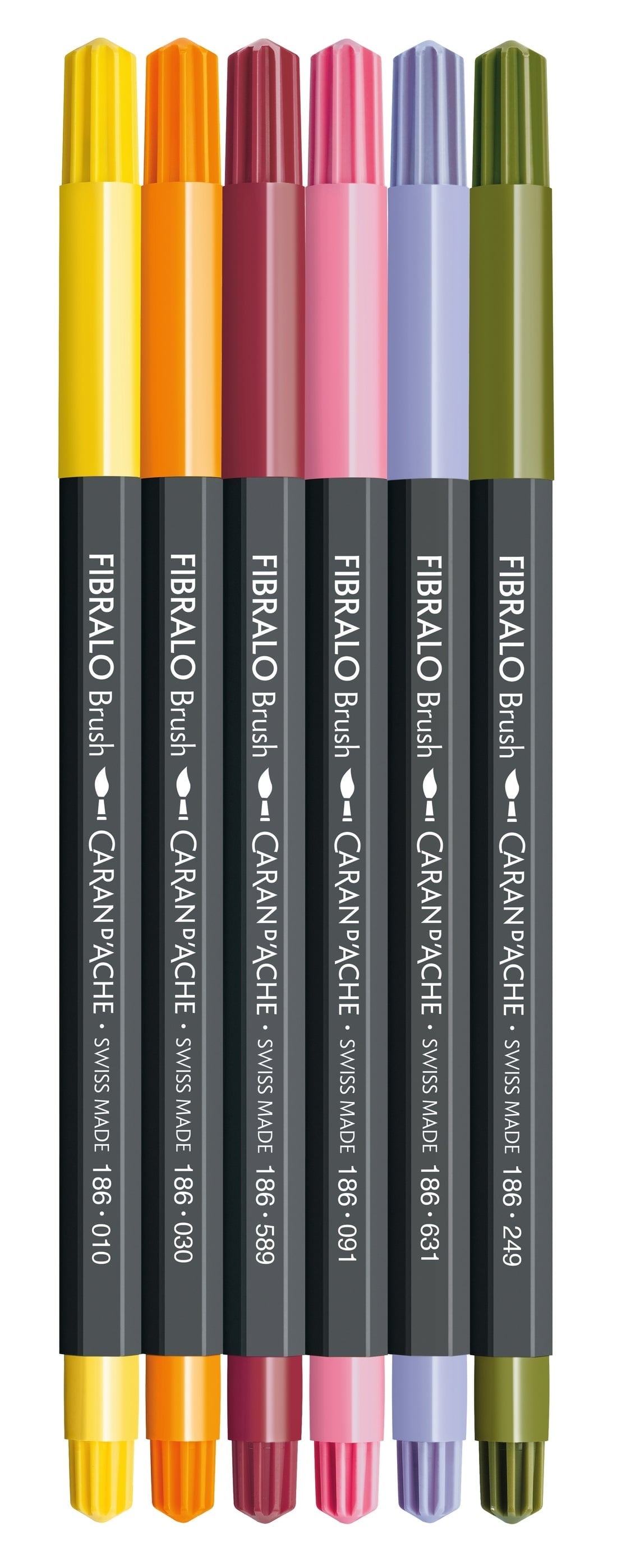Caran d'Ache Fibralo™ Brush Bloom 6'Lı Keçeli Kalem Seti 186-805