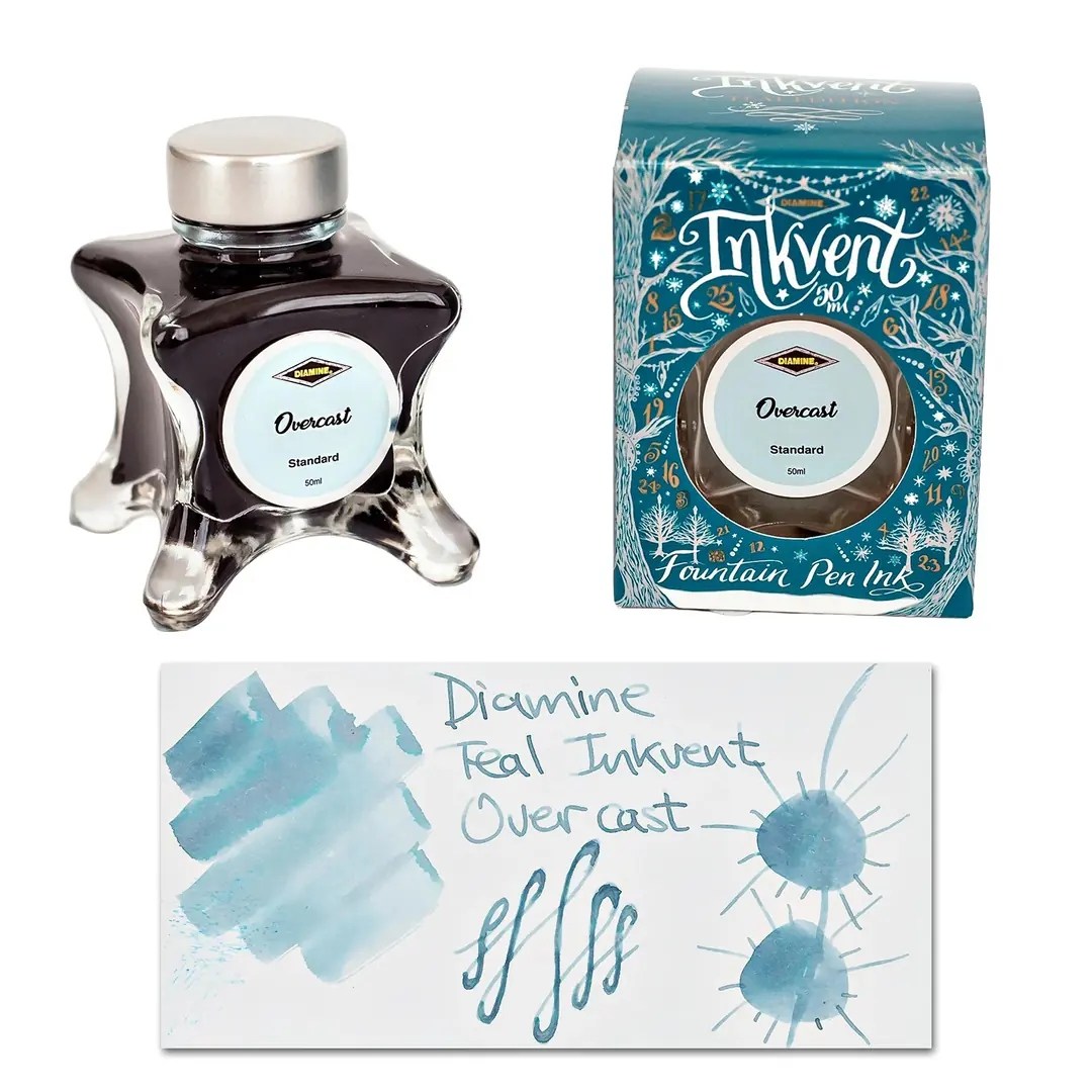 Diamine Inkvent Teal Calender Overcast Standard Mürekkep