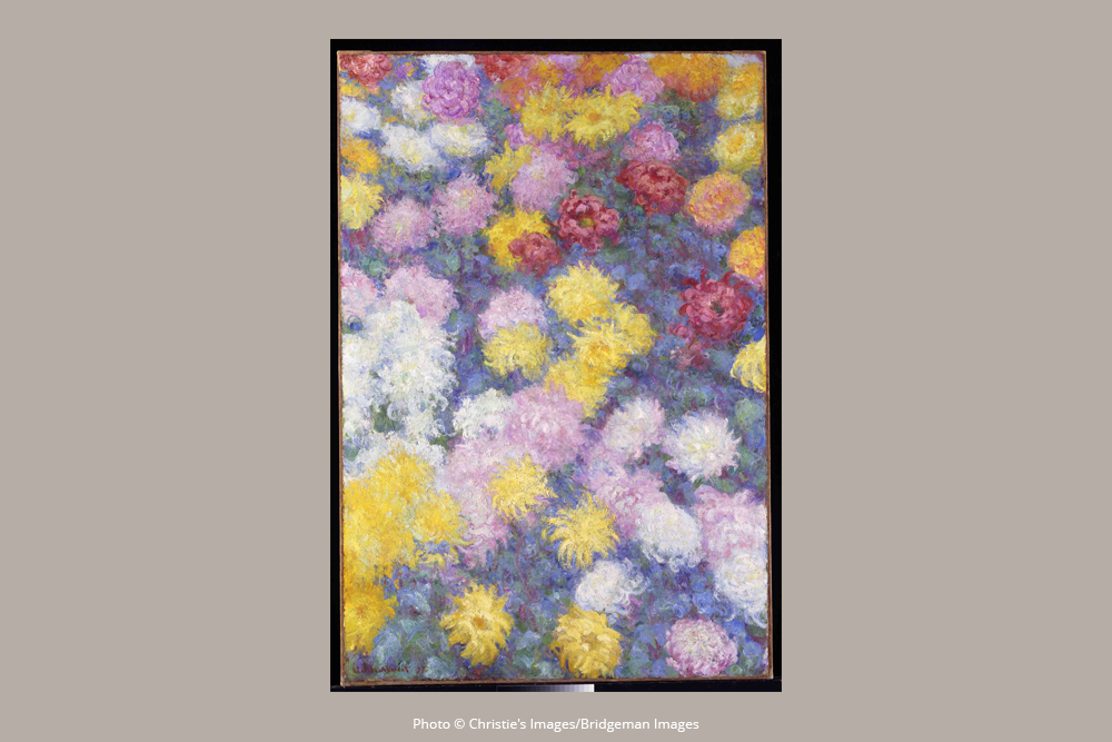 Paperblanks Monet's Chrysanthemums Sert Kapak 13x18 cm Çizgili Defter PB9714-3