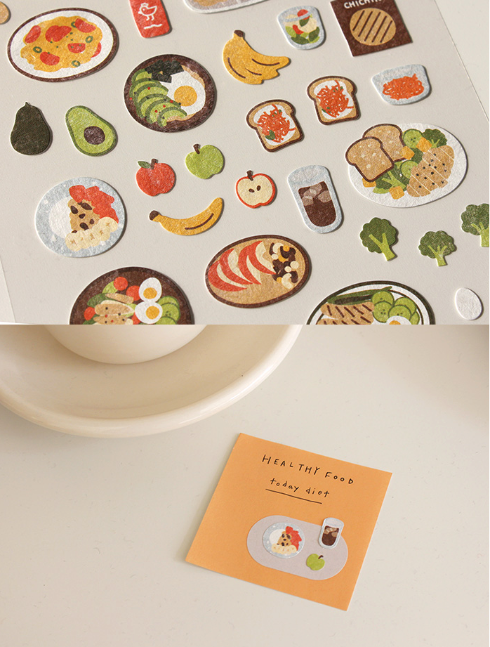 Suatelier Deco Sticker Food Trip #5