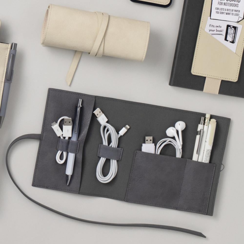 IF Bookaroo Travel Tech-Tidy Kablo Düzenleyici Charcoal