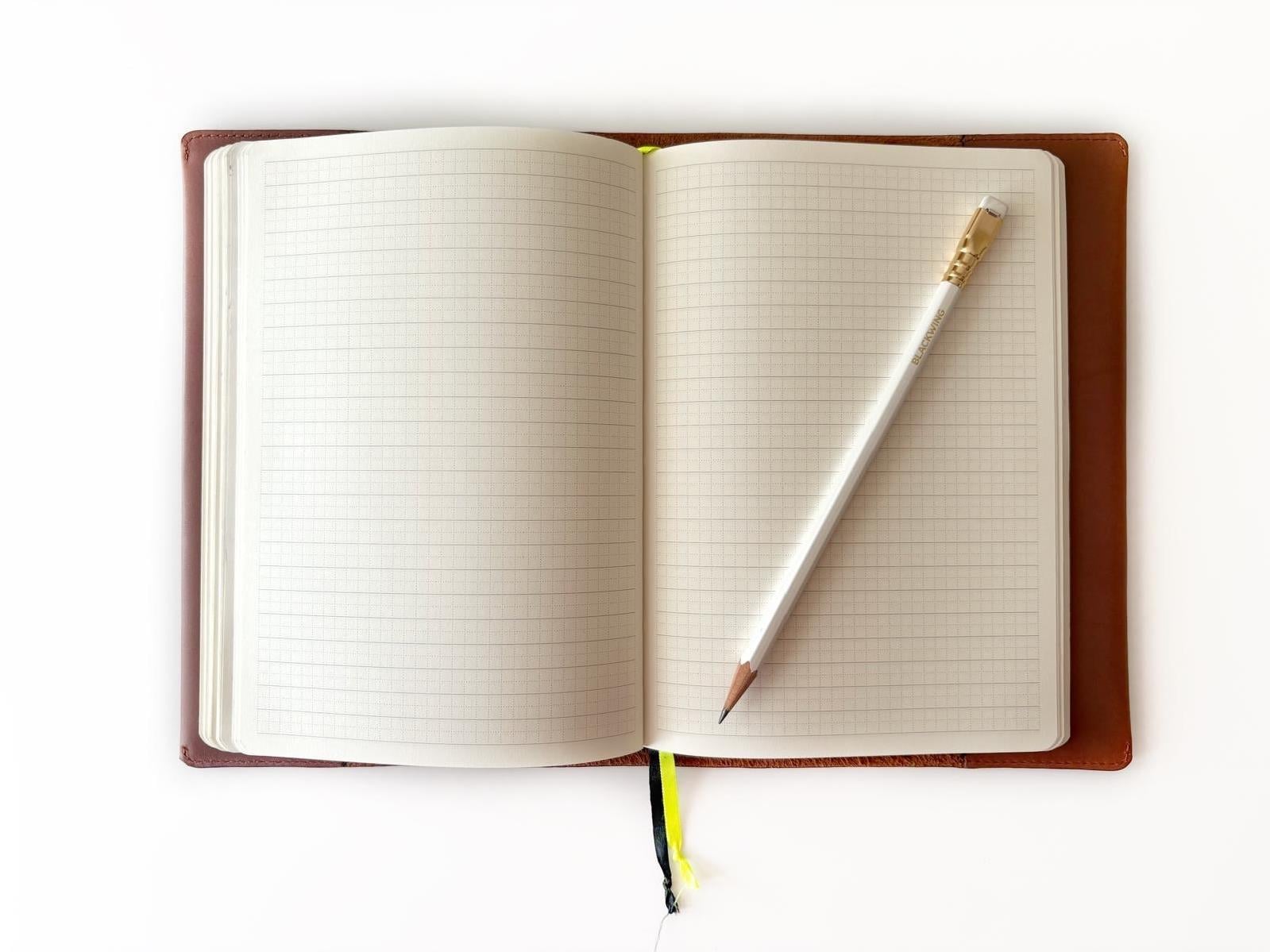 Eng Leather A5 Ebatlı Hakiki Deri Defter Kılıfı - Toffee Brown