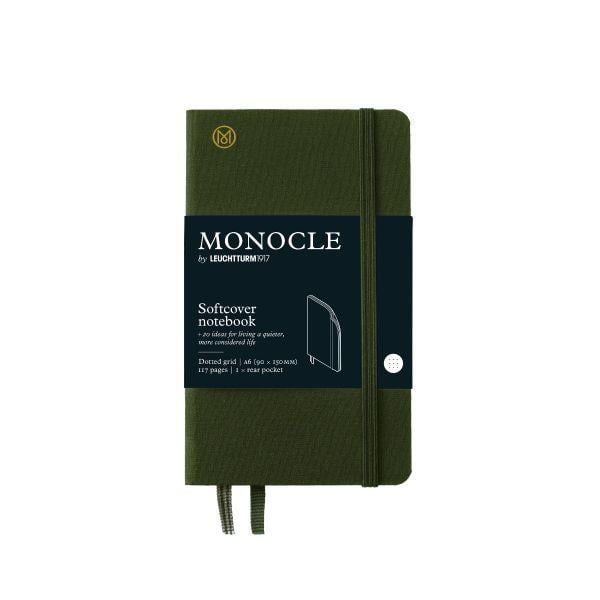 Leuchtturm1917 x Monocle Limited Edition Defter A6,  Sert Kapak, 192 Noktalı Sayfa Olive 369725