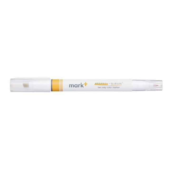 Kokuyo Mark+ Çift Taraflı ( Fosforlu ve Fineliner) Kalem  Gold