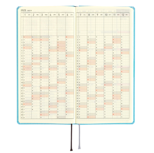 Hobonichi Techo Weeks 2025 Mega Colors: Lemon Water