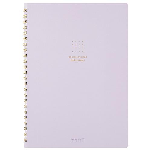 Midori Ring Notebook A5 Color Dotted Noktalı Defter Violet