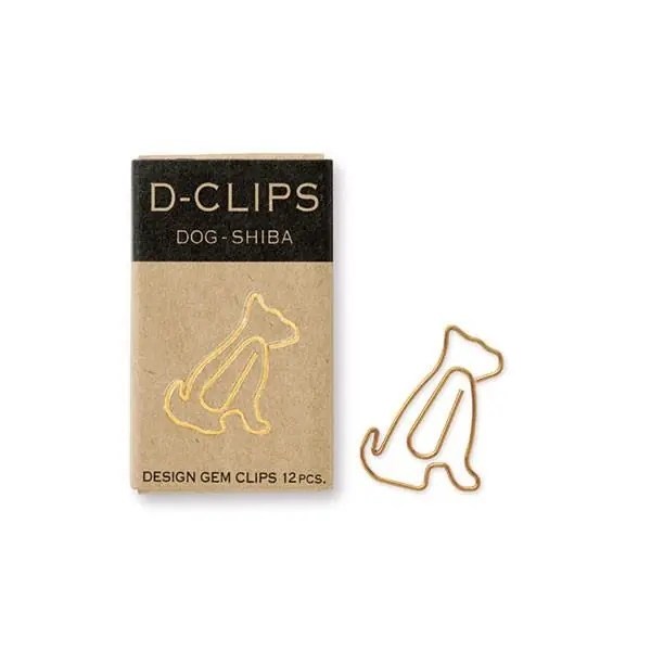 Design Phil Midori D-Clips Dog - Shiba 12 Parça Klips