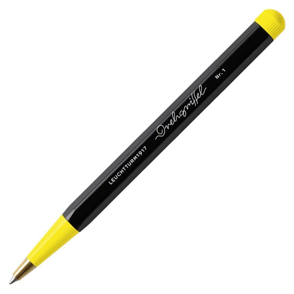 Leuchtturm 1917 x  Bauhaus Edition Drehgriffel Black / Yellow Ballpoint Pen Tükenmez Kalem 366571