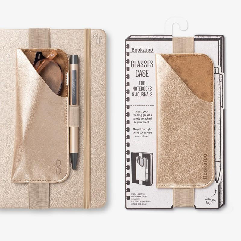 IF Bookaroo Glasses Case Lastikli Gözlük Kılıfı - Gold 