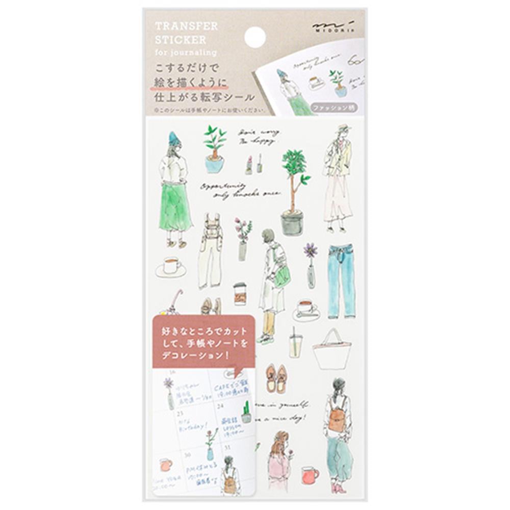 Midori sticker transfer motif fashion pattern