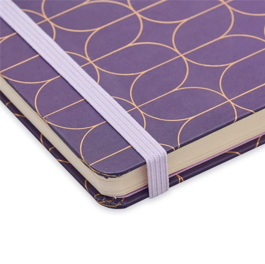Episode Ombre Purple Ombre Dikey Spiralli Defter