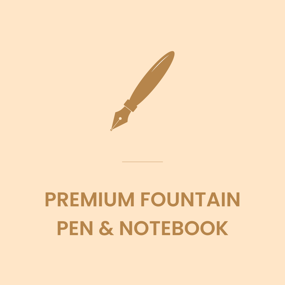 Premium Dolma Kalem & Defter Seti Sürpriz Paketi