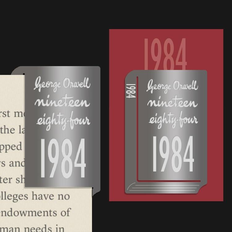 World Classic Series- 1984 Metal Kitap Ayracı