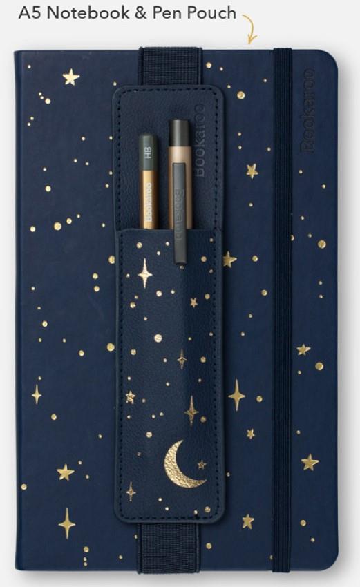 If Bookaroo Pen Pouch Moon & Stars Lastikli Kalemlik
