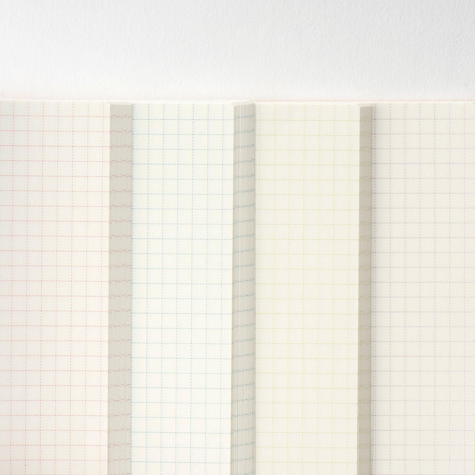 Hobonichi Graph Notebook - A6, Yellow Kareli