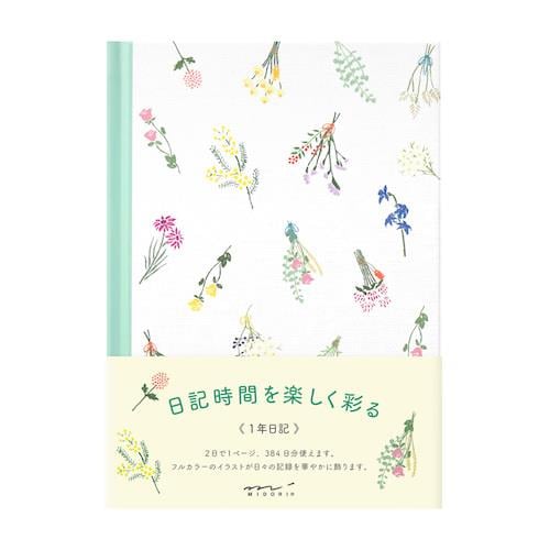 Midori Limited Edition Diiary Dried Flowers Günlük