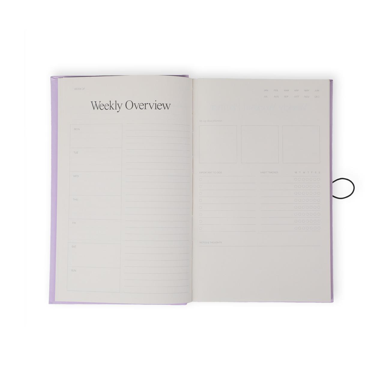 Fundaze Özel Tasarım Daily Planner Lila