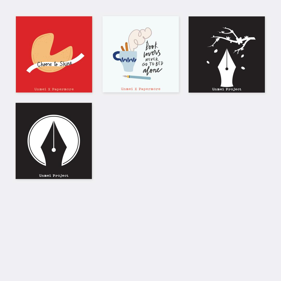 Unmei x Papermore Sticker Seti