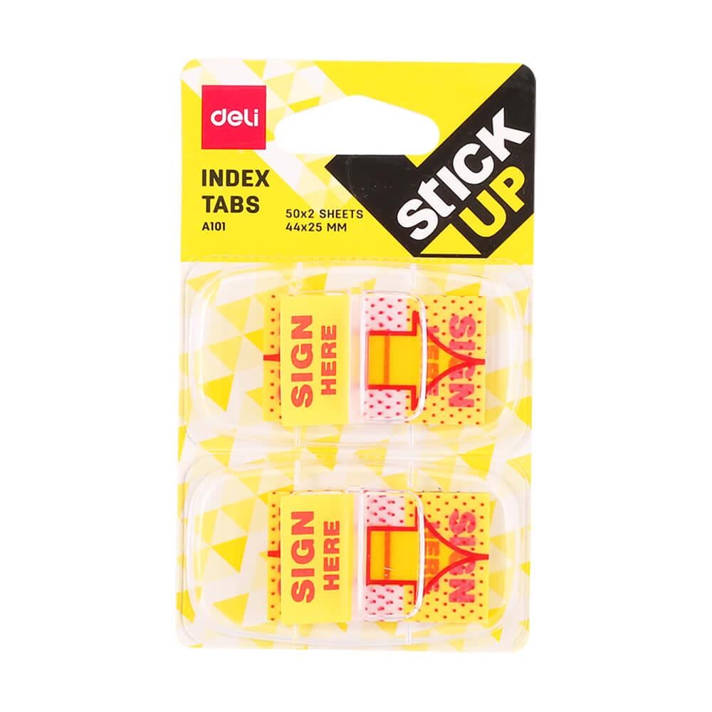 Deli Sticky Notes İndex Tabs 2 renk 50'li A10101