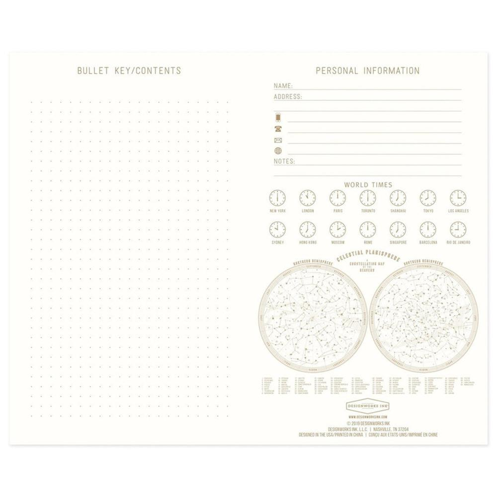 DesignWorks Ink Kumaş Kaplı Solar System Defter