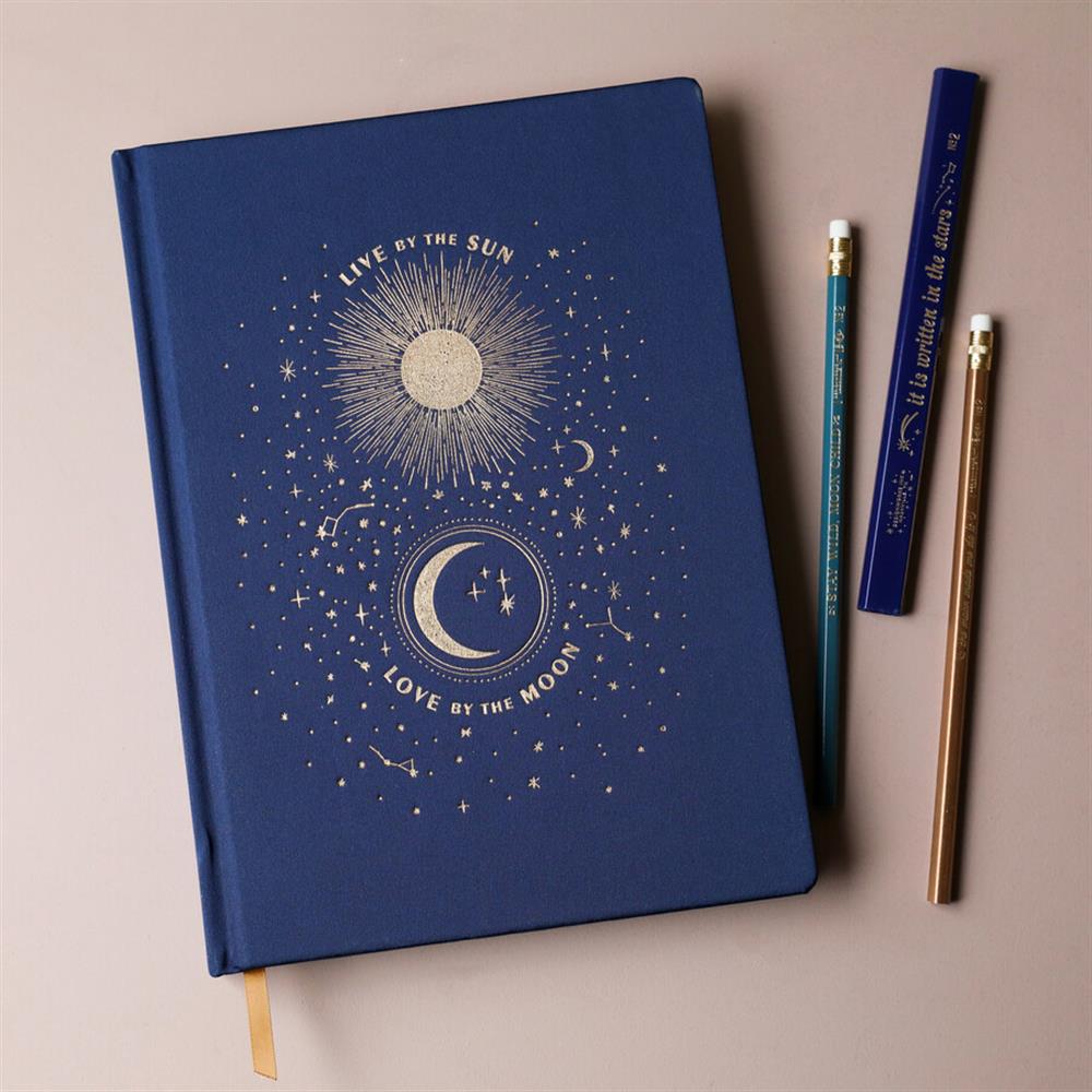 DesignWorks Ink Kumaşlı Kaplı Jumbo Boy Live by the Sun Defter