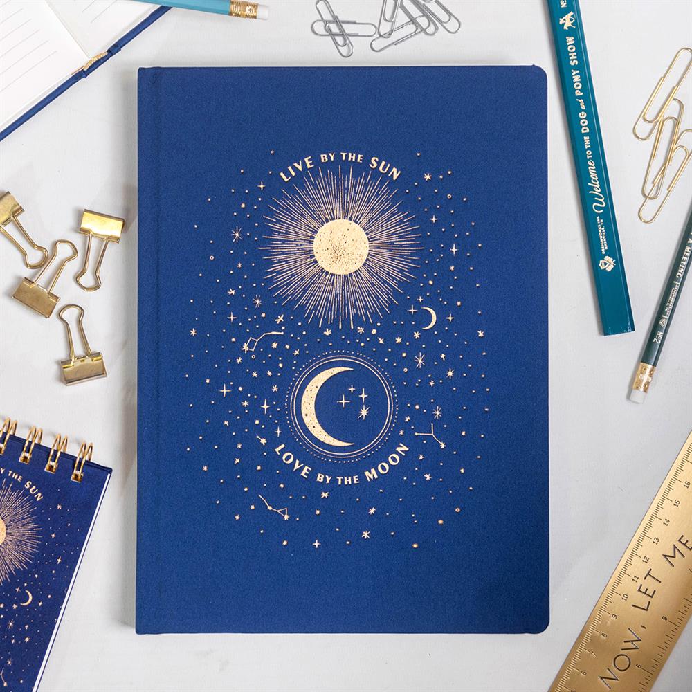 DesignWorks Ink Kumaşlı Kaplı Jumbo Boy Live by the Sun Defter