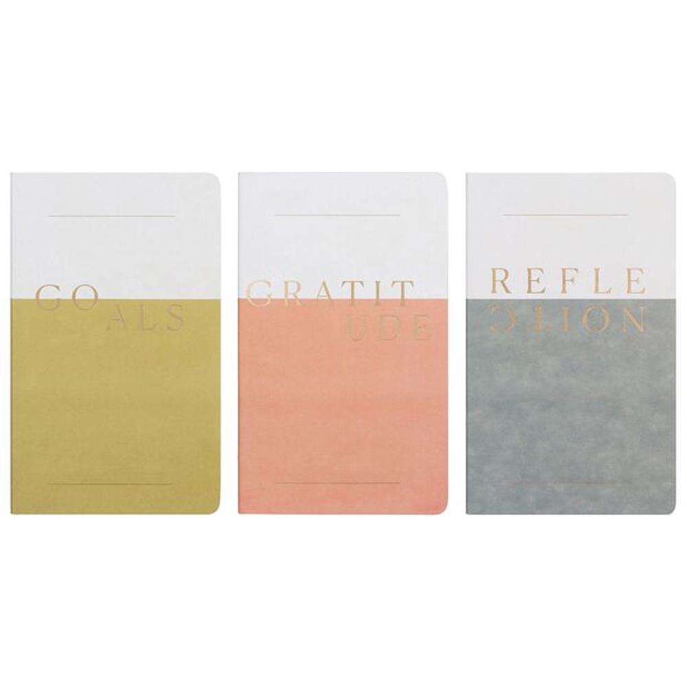 DesignWorks Ink Kumaşlı Kaplı Wellness 3'lü Defter