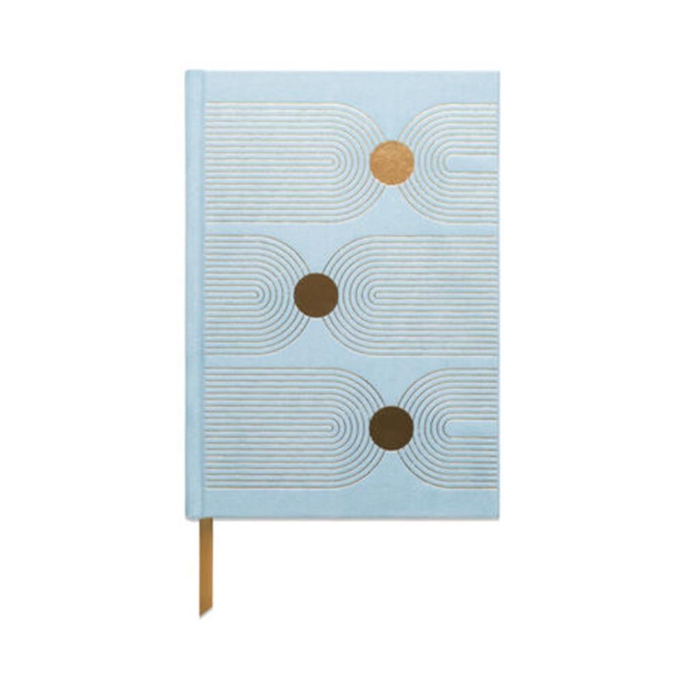 DesignWorks Ink Süet Kumaşlı Kaplı Baby Blue Arch Defter