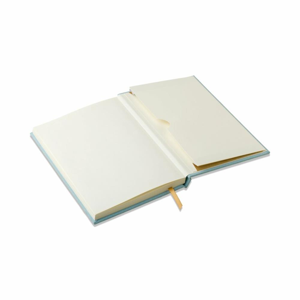 DesignWorks Ink Süet Kumaşlı Kaplı Baby Blue Arch Defter