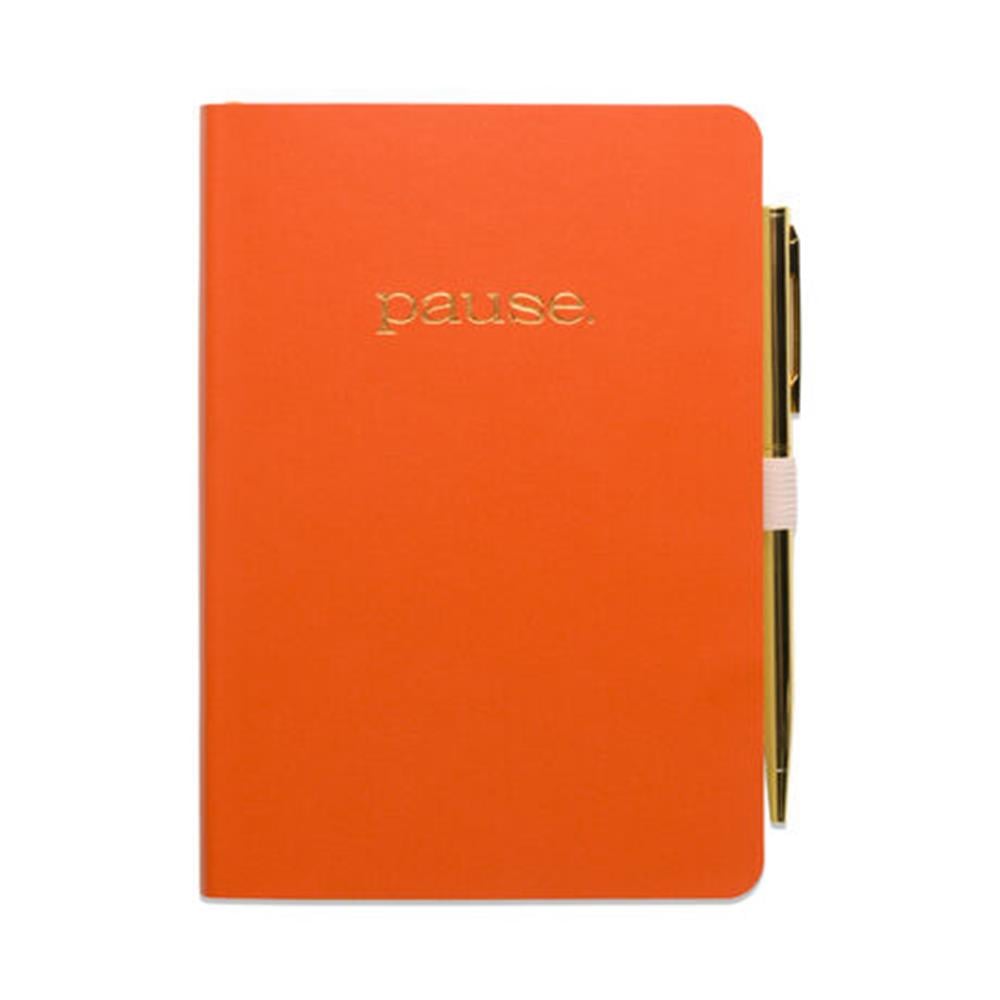 DesignWorks Ink Vegan Deri Kaplı Pause Kalemli Defter