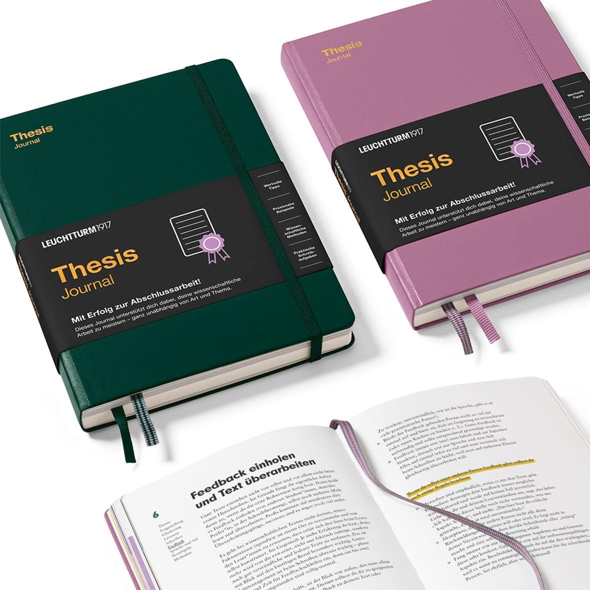 Leuchtturm1917 Thesis Journal Medium (A5), Sert Kapak, Dusty Rose, Almanca  369202