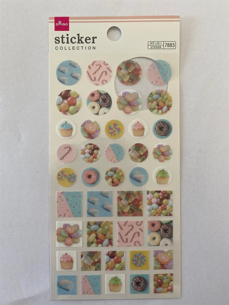 Donut Theme Sticker Set