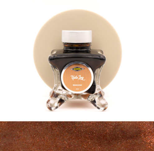 Diamine Inkvent  Green Edition Shimmer Collection Şişe Mürekkep 50ml Yule Log