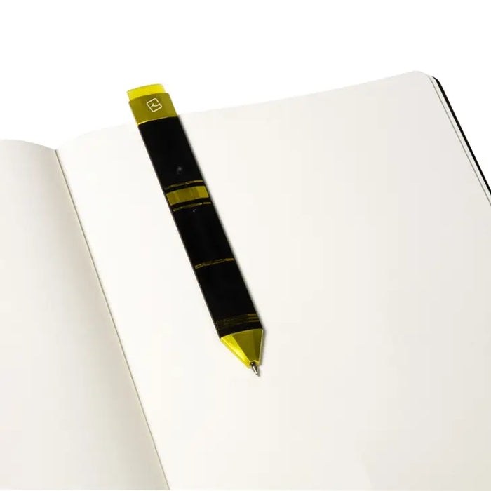 Flexilight Pen Bookmark Black&Gold With Refills - Kalem Kitap Ayracı Siyah&Altın (Yedek Kartuşlu)