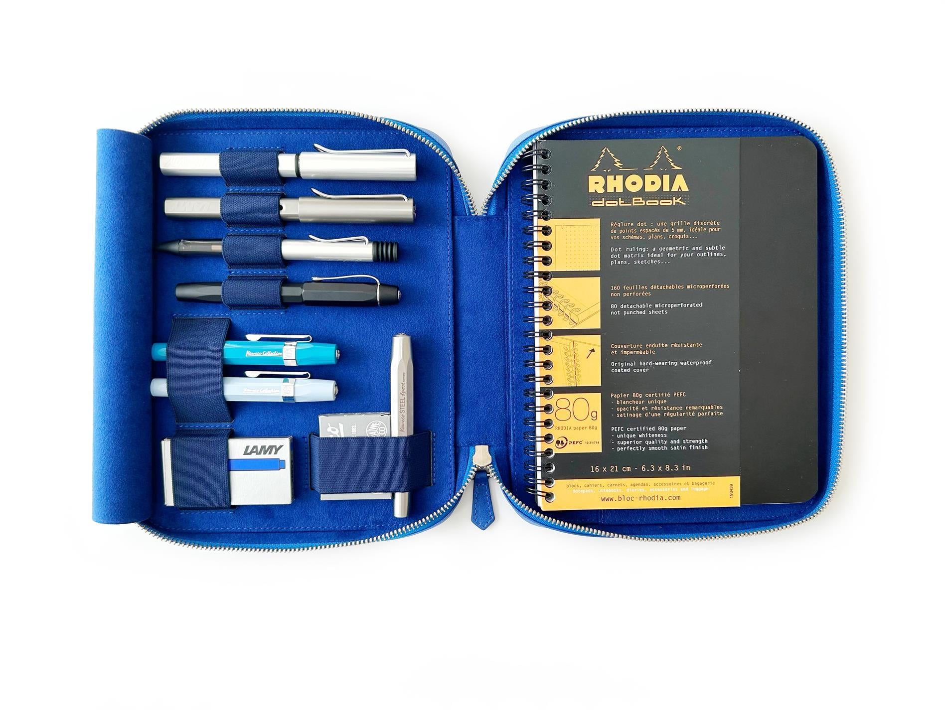 Eng Leather Prussian Blue A5 Ebatlı Organizer