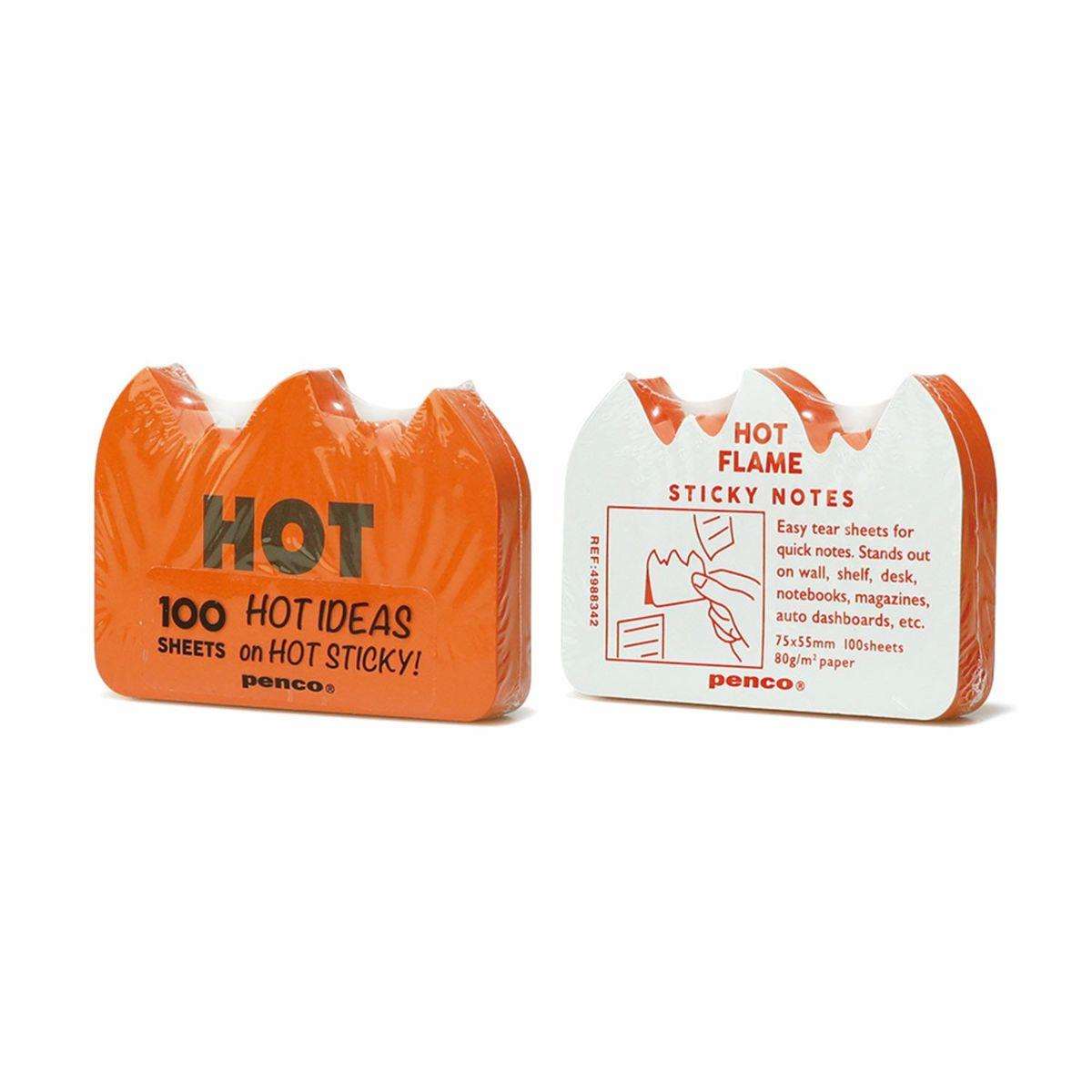 Penco Hot Flame Sticky Note Post İt Turuncu