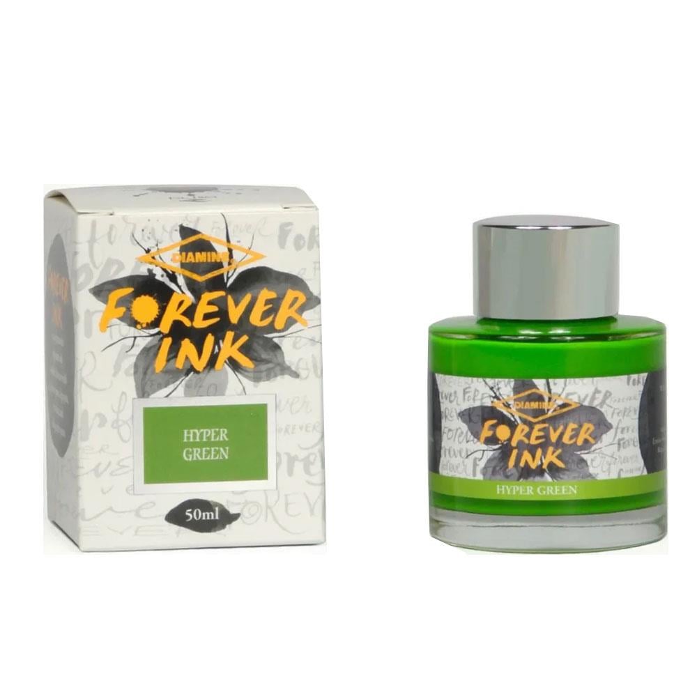 Diamine Forever Permanent & Waterproof Pigment Şişe Mürekkep 50ml Hyper Green