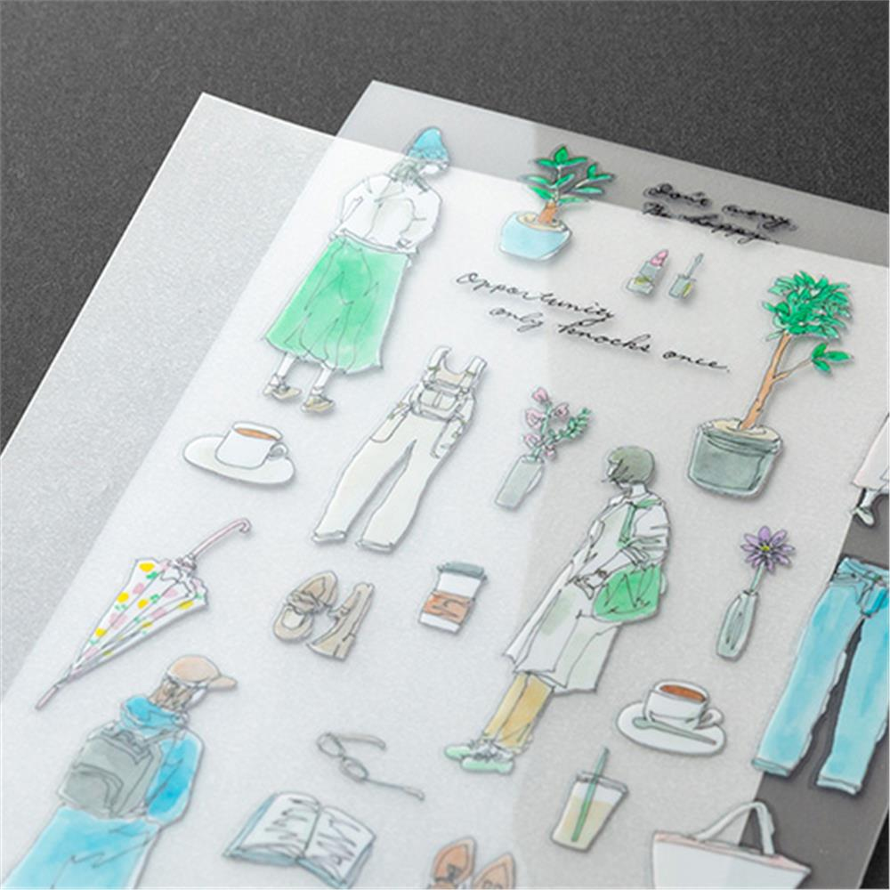 Midori sticker transfer motif fashion pattern