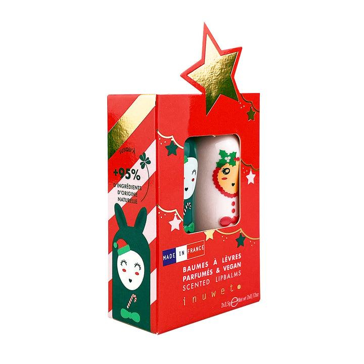 Inuwet Gift Set Yıldız Figürlü 2li Dudak Nemlendiricisi Seti-Mango ve Pamuk Şekeri