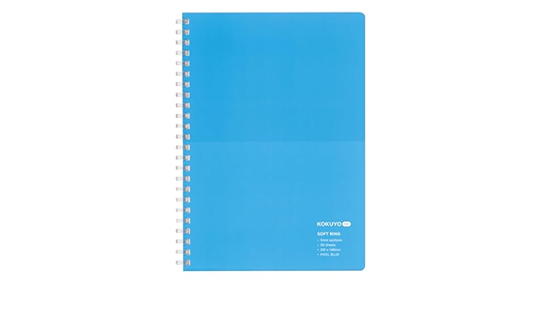 Kokuyo Me Limited Edition 2024 50 Yaprak, Soft Ring Telli, 5 mm Kareli, A5 Defter Pool Blue