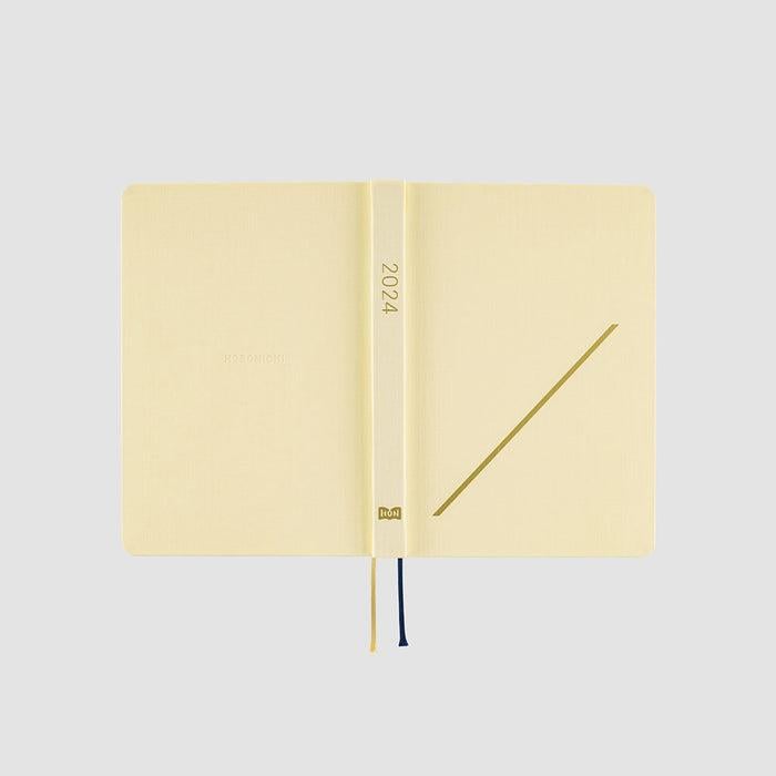 Hobonichi Techo HON A6 Japanese Edition 2024 Slash (Ivory)