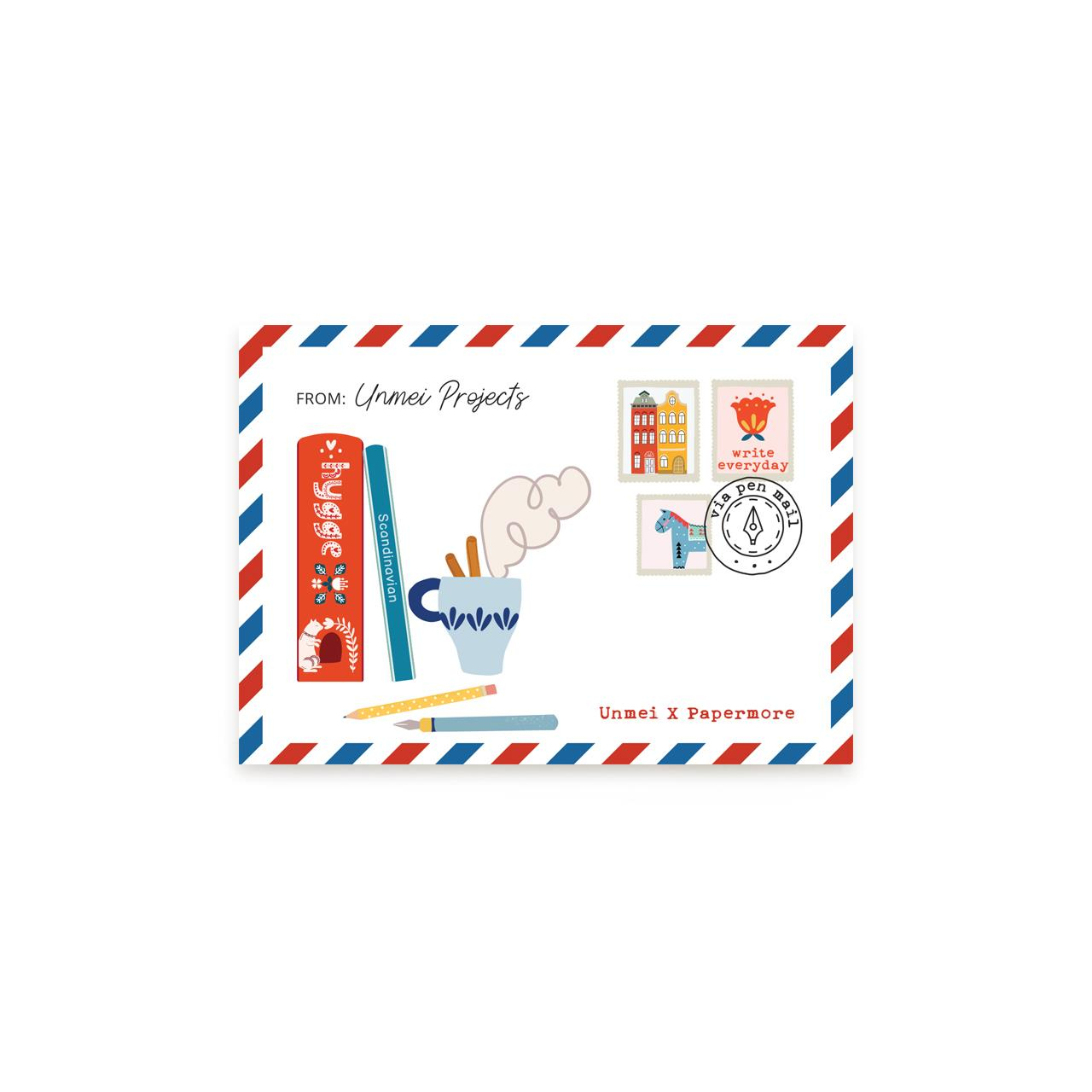Unmei Projects Book, Pen & Cup Kartpostal