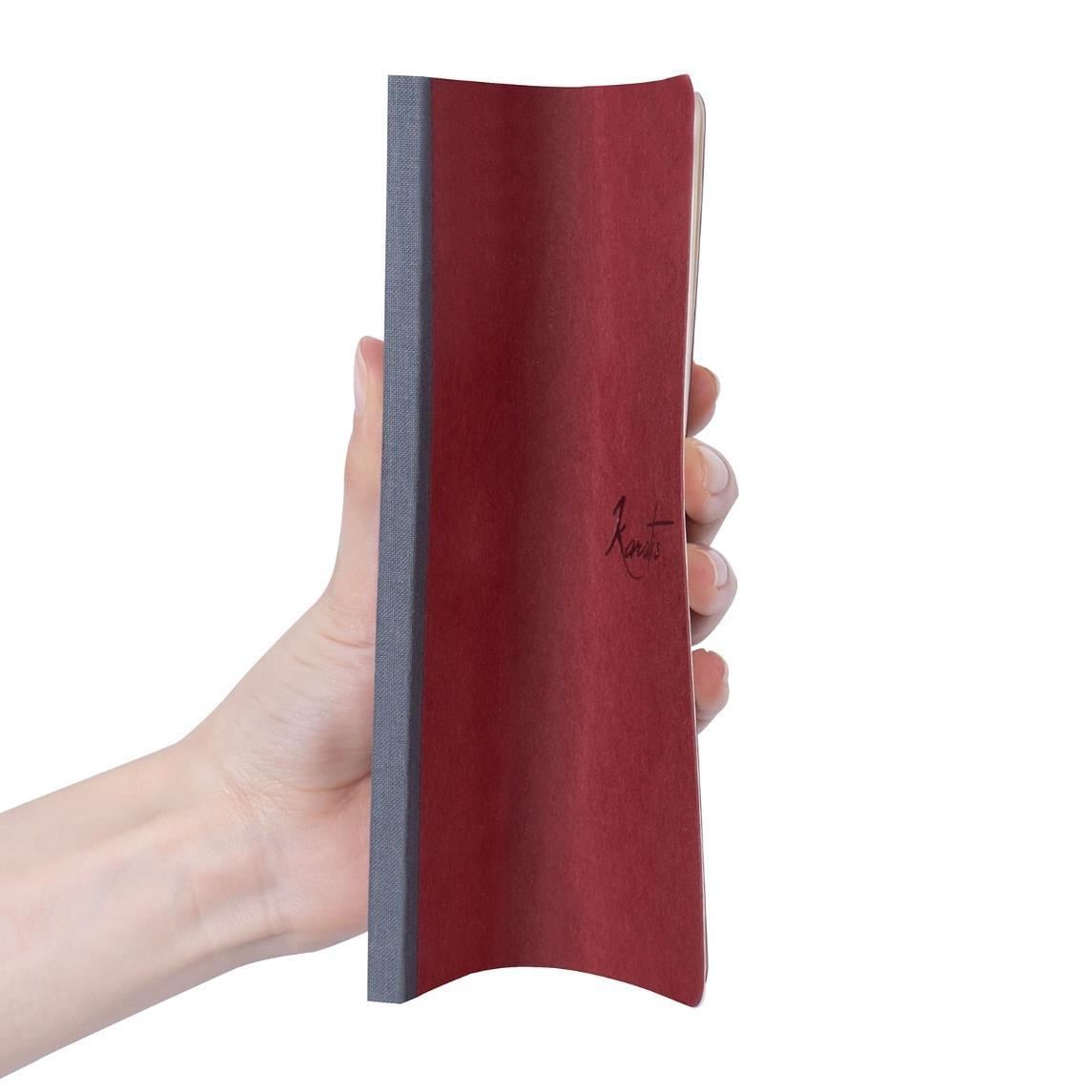 Karatis Tomoe River Kağıdından 19*26 cm Dolma Kalem Uyumlu Defter Sumac