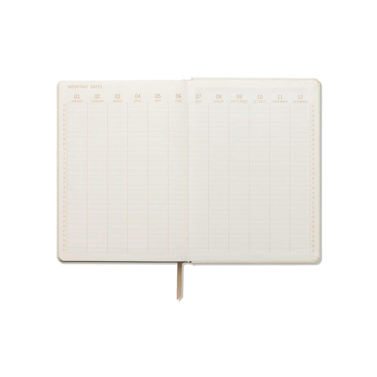 DesignWorks Ink Jumbo Journal Bookcloth - La Lune Defter