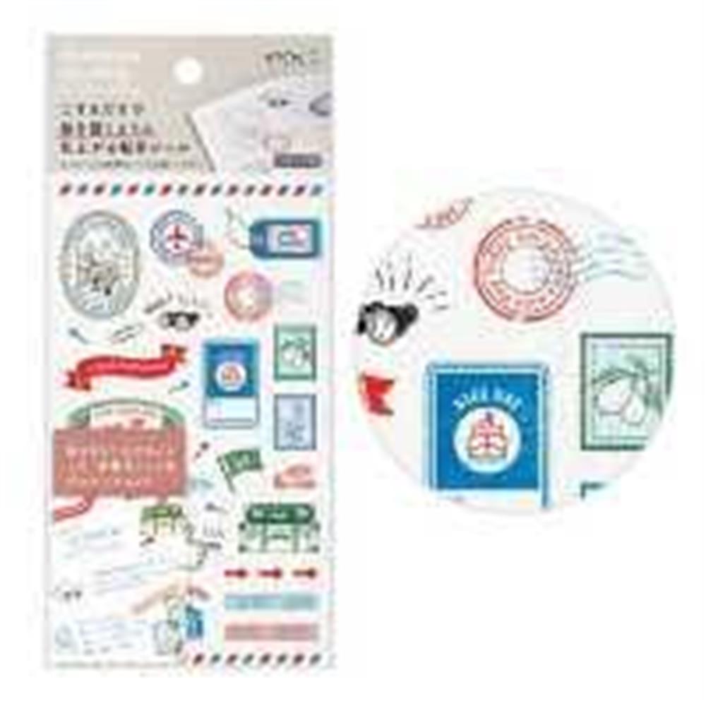 Midori sticker transfer motif  stamp pattern