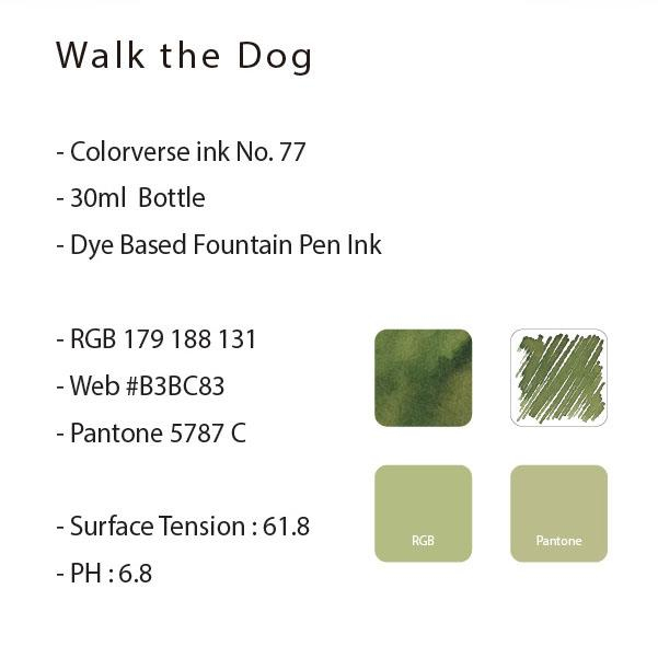 Coloverse No.77 walk the Dog Mürekkep