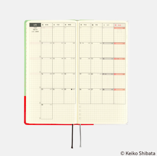 Hobonichi Techo Weeks 2025 Keiko Shibata: Thanks for your hard work, Aoki-san