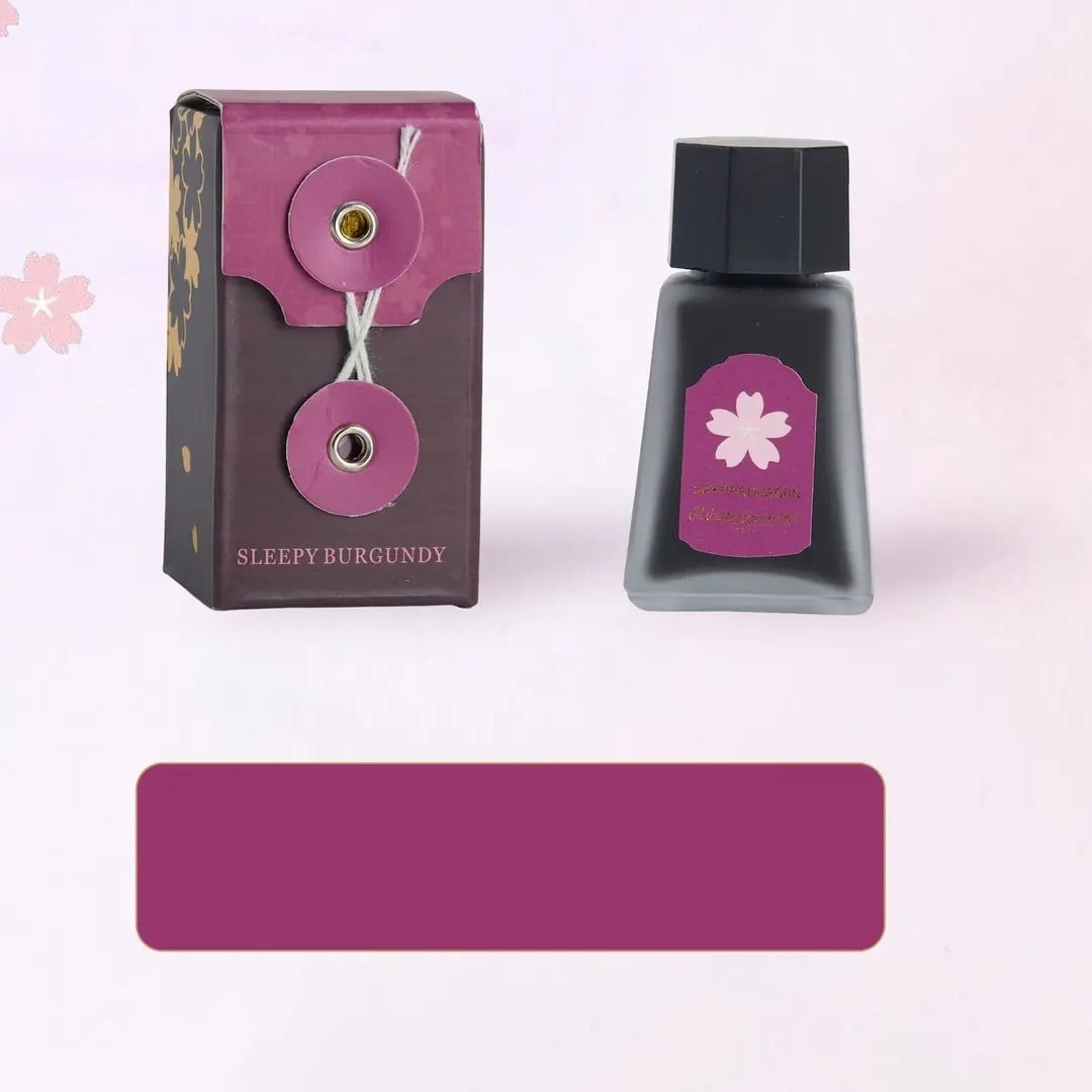 Esterbrook Sakura Dragon Şişe Mürekkep Sleepy Burgundy Ink