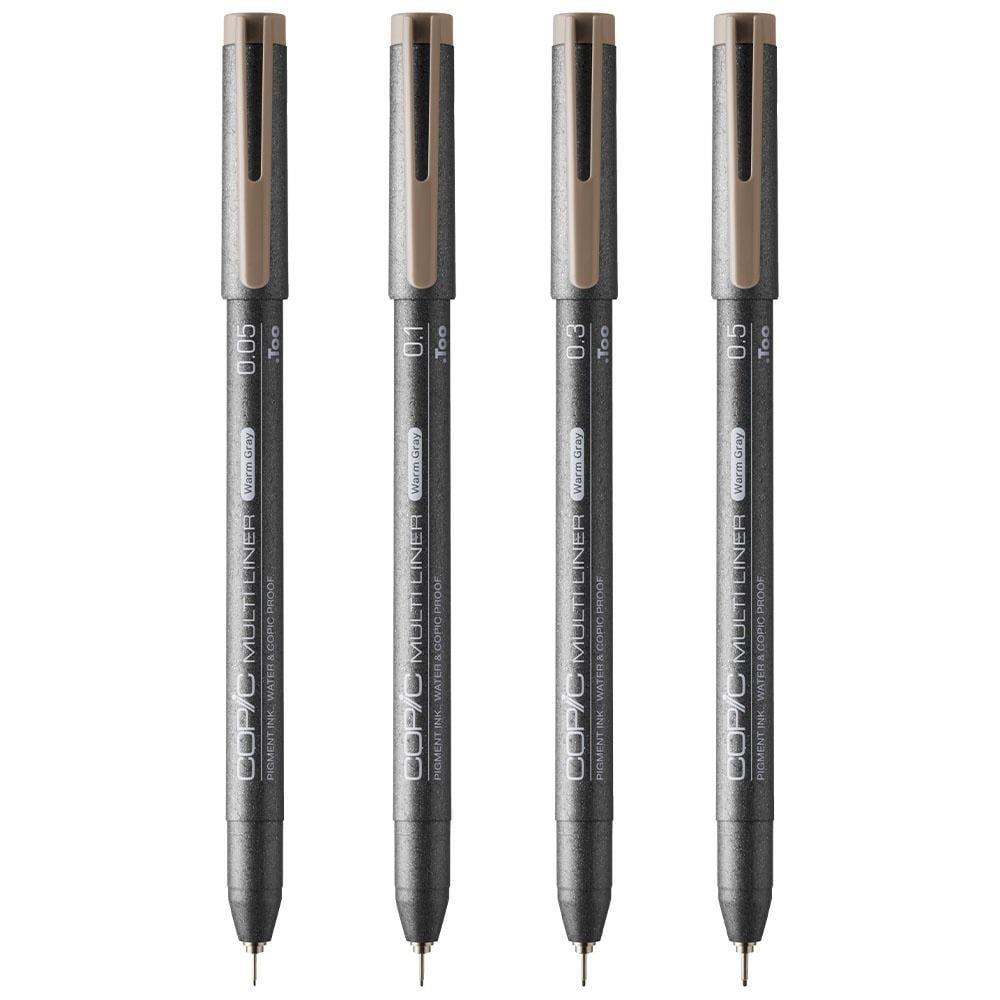 Copic Multiliner Warm Grey 4'lü Kalem Seti